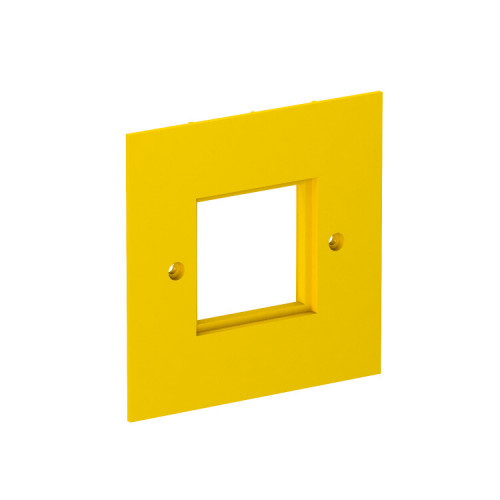 Накладка блока питания VH для монтажа устройств, 95x95 мм (желтый) (VH-P4) | 6109840 | OBO Bettermann