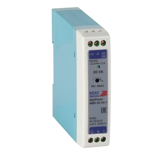 Блок питания OptiPower MDR-20-24-1| 284539 | КЭАЗ