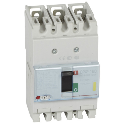 Автоматический выключатель DPX3 160 - термомагнитный расцепитель - 16 кА - 400 В~ - 3П - 40 А | 420002 | Legrand