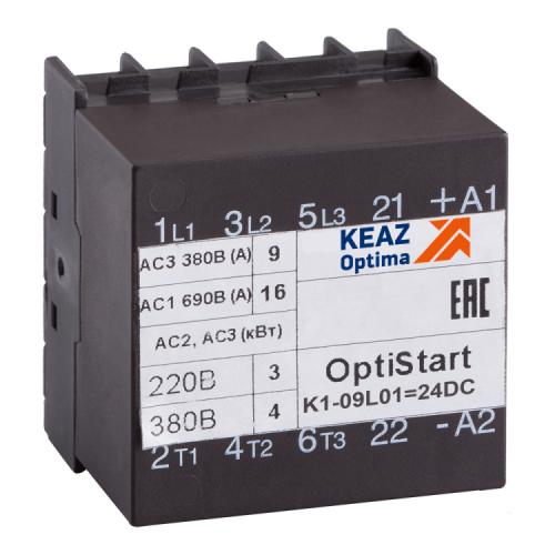 Контактор OptiStart K1-09L01=24DC-VS | 117362 | КЭАЗ