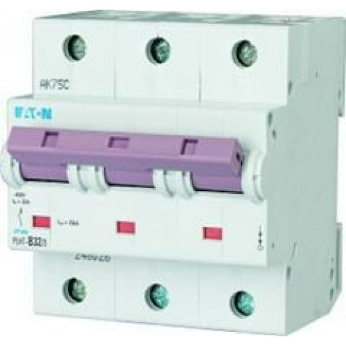 Выключатель автоматический трехполюсной PLHT-C40/3 характеристика С 25кА | 248036 | EATON