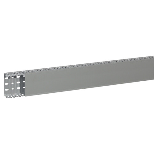 Кабель-канал (крышка + основание) Transcab - 100x40 мм - серый RAL 7030 | 636119 | Legrand