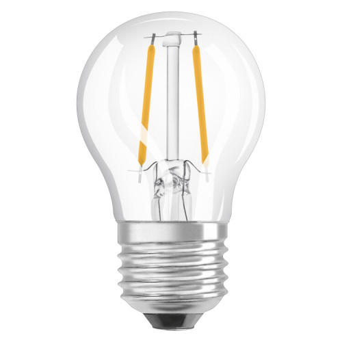 Лампа филаментная светодиодная PARATHOM P 250лм 2,5Вт 2700К E27 колба P 300° прозр стекло 220-240В | 4058075590410 | OSRAM