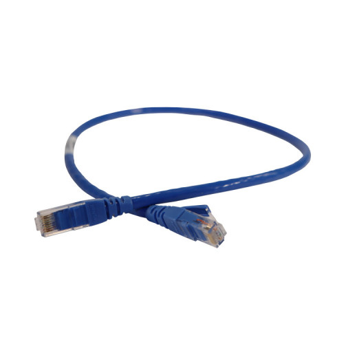 Патч-корд U/UTP категория 6 PVC 0,5 м синий | 051818 | Legrand
