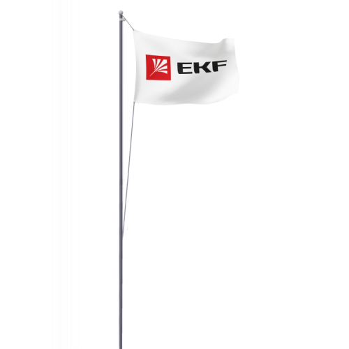 Мачта молниеприемная секционная пассивная алюминиевая c флагом ММСПС-Ф-10 L=10м EKF PROxima | mmsps-f-10 | EKF