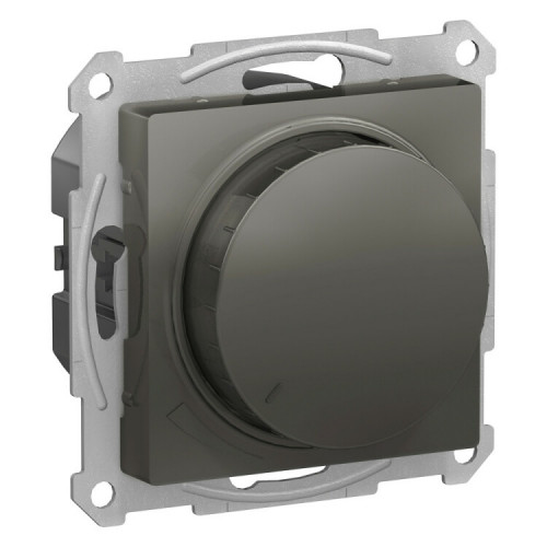 AtlasDesign Сталь Светорегулятор (диммер) поворотно-нажимной, 630Вт, мех. | ATN000936 | SE