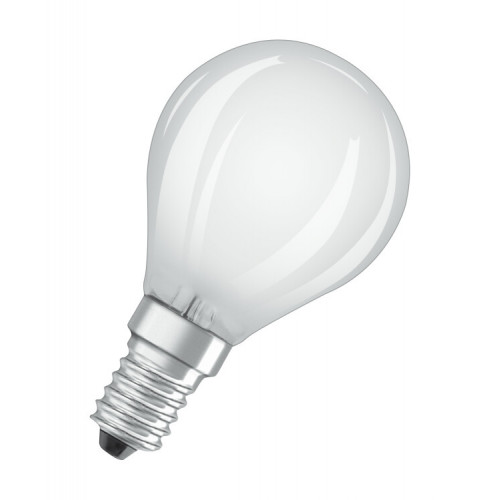 Лампа светодиодная LED STAR+ CL P CRI90GL FR 40 non-dim 5W/927 E14 | 4058075813694 | Osram