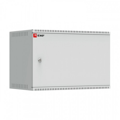 Шкаф телекоммуникационный настенный 6U (600х350) дверь металл, Astra A серия EKF Basic | ITB6M350 | EKF