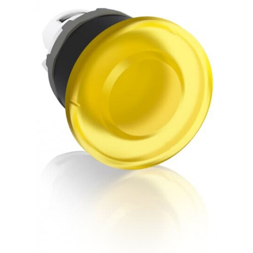 Кнопка MPM1-11Y ГРИБОК желтая (только корпус) без фиксации с подсветкой 40мм|1SFA611124R1103| ABB
