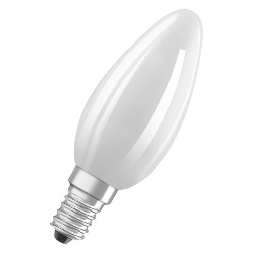 Лампа светодиодная LEDPCLB40D 5W/827 230VGLFR E14 10X1 | 4058075439375 | OSRAM
