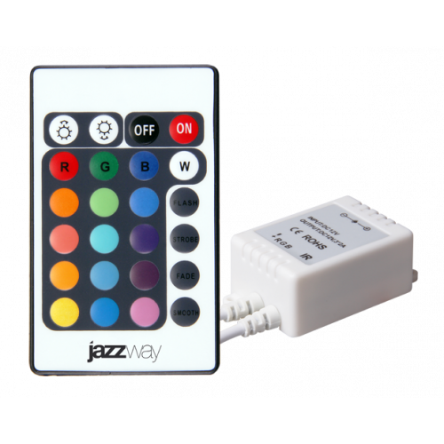 Контроллер для светодиодной ленты LED RGB ZC-1000RC 72Вт 12В 3x2А IP20 | 3327385 | Jazzway