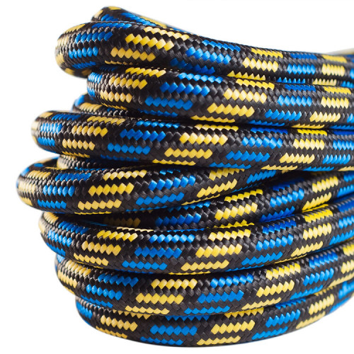 Шнур плетеный ПП 12 мм с серд., 24-пряд. высокопр., цветной, 100 м | 140312 | Tech-KREP
