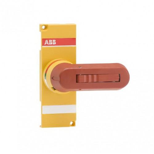 Ручка управления OTVY250EK желто-красная для прямой установки на рубильники OT200..250Е | 1SCA022772R7910 | ABB