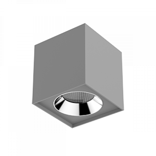 Светильник светодиодный DL-02 Cube накладной 150*160 36W 4000K 35° RAL7045 серый муар | V1-R0-H0360-20000-2003640 | VARTON