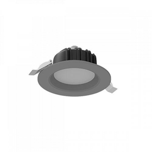Cветильник светодиодный Downlight круглый встраиваемый 120*65 мм 11W 3000K IP54 RAL7045 серый муар | V1-R0-H0011-10000-4401130 | VARTON
