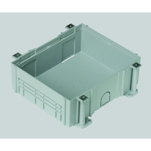 Simon Connect Монтажная коробка под люк в пол на 6 S-модулей, в бетон, глубина 80-130 мм, пластик | G66 | Simon