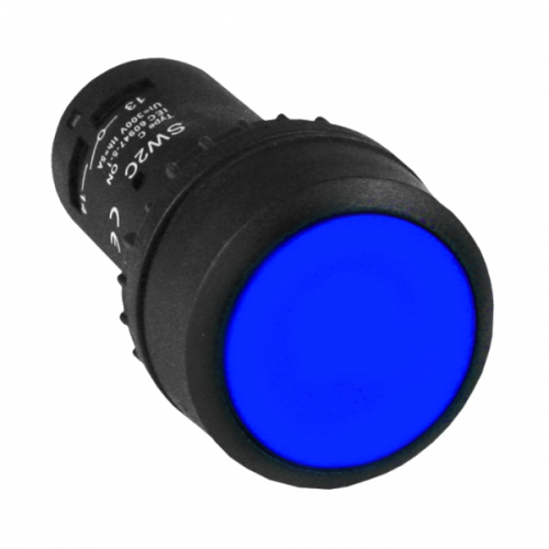 Кнопка SW2C-11 возвратная синяя NO+NC EKF PROxima | sw2c-11s-b | EKF