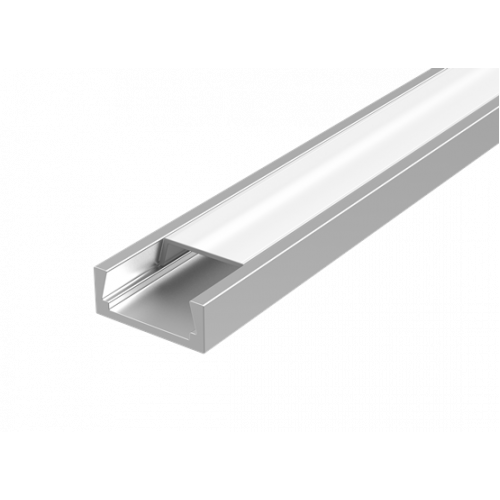 Алюминиевый профиль для LED ленты с рас. опал накладной 2000х24х11 мм (максимальная ширина ленты 10 мм) | V4-R0-70.0001.KIT-0201 | VARTON
