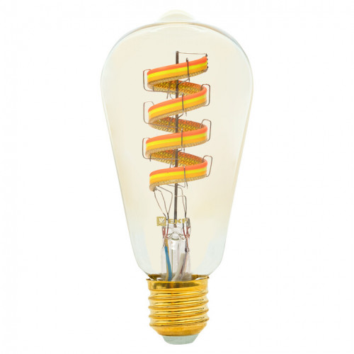 Умная лампа филаментная RGB лампа E27 ST64 | slwf-e27-st64-fil-rgbw | EKF