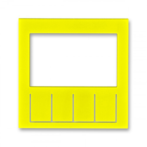 ABB Levit Жёлтый / дымчатый чёрный Сменная панель на накладку терморегулятора / таймера Жёлтый | ND3292H-A11 64 | 2CHH910011A8064 | ABB