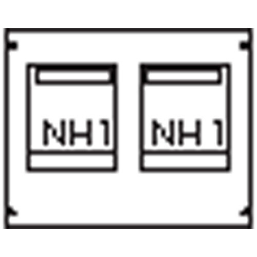Пластрон для 2 NH1 2ряда/3 рейки | AG82 | ABB