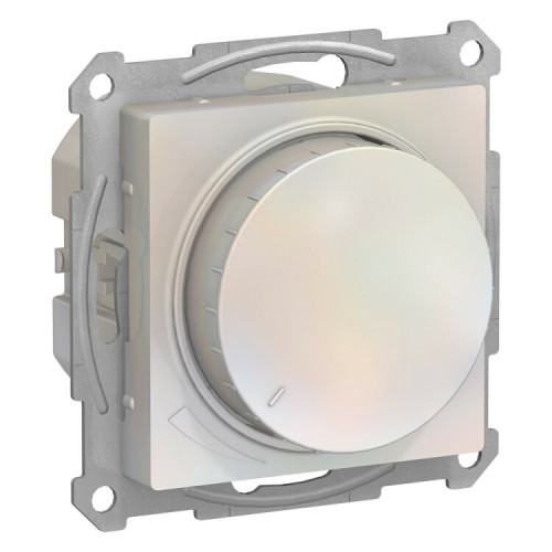 AtlasDesign Жемчуг Светорегулятор (диммер) поворотно-нажимной, 630Вт, мех. | ATN000436 | Schneider Electric