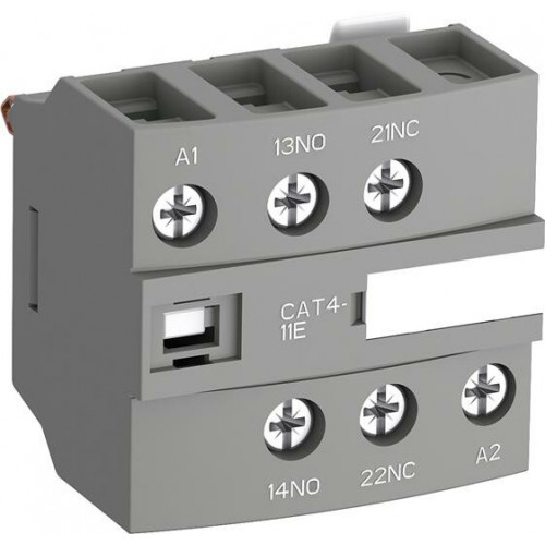 Блок контактный дополнительный CAT4-11U с клеммами катушки управления для контакторов AF09…AF38 | 1SBN010151R1311 | ABB