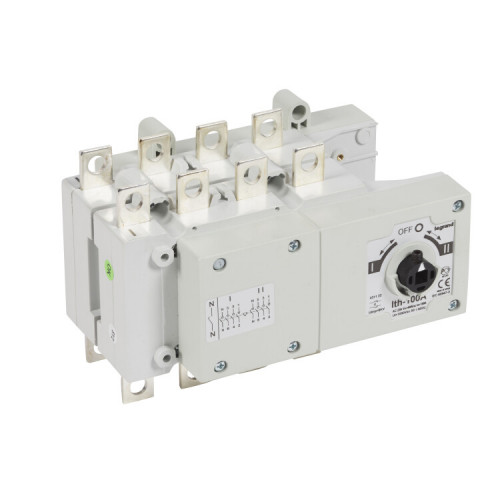Перекидной выключатель-разъединитель DCX-M - 100 А - типоразмер 2 - 3П+Н - плоские выводы | 431122 | Legrand