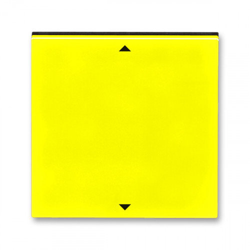 Управляющий элемент Busch-Jalousiecontrol®II ABB Levit с маркировкой жёлтый / дымчатый чёрный | 2CHH700110A4064 | ABB