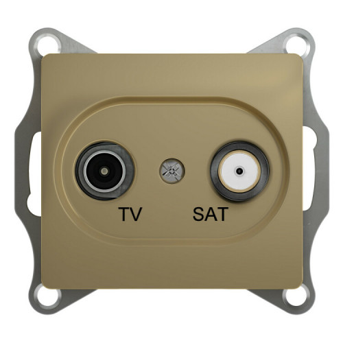 Glossa Титан TV-SAT Розетка одиночная 1DB | GSL000497 | SE