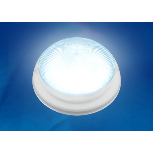 Светильник светодиодный пылевлагозащищенный для ЖКХ ULW-R05 12W/DW IP64 WHITE круг 12Вт 1200 Лм 6500K 220В D= 21 см белый | UL-00002104 | Uniel