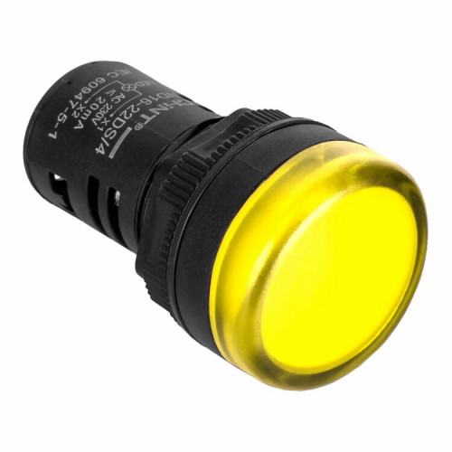 Индикатор ND16-22DS/2C желтый, компактный, встр. резистор, IP65 АС/DC24В (R) | 828115 | CHINT
