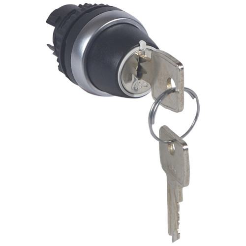 Переключатель с ключом № 455 - Osmoz - для комплектации - без подсветки - IP 66 - 2 положения с возвратом в центр - 45° | 023952 | Legrand
