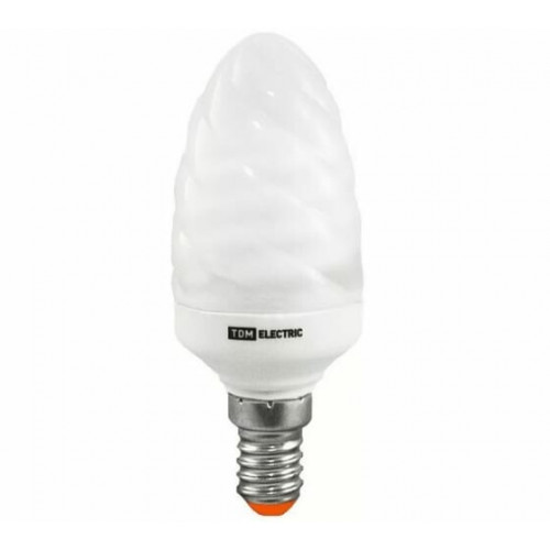 Лампа энергосберегающая КЛЛ-СT-9 Вт-2700 К–Е14 | SQ0323-0119 | TDM