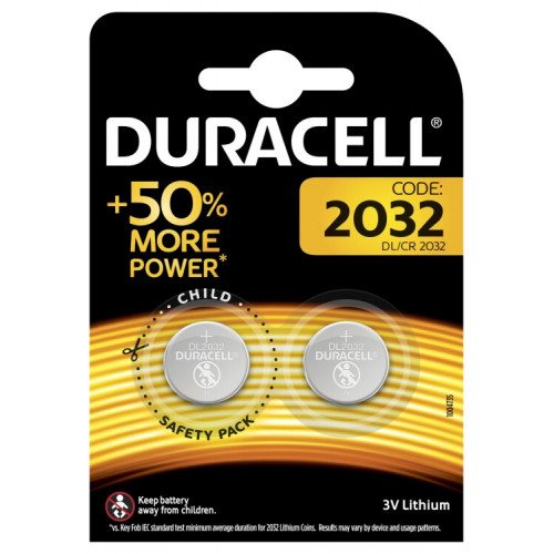 Батарейки Duracell DL/CR2032-2BL | Б0037273 | Duracell