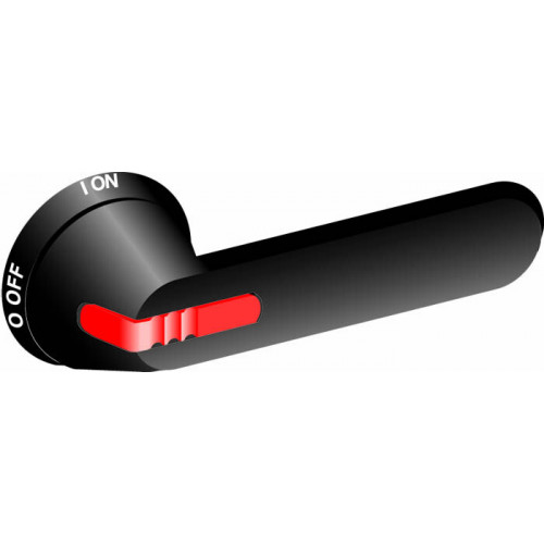 Ручка OHB175J12E-RUH (черная) с символами на русском для управле ния через дверь рубильниками типа OETL1000..1600 | 1SCA100239R1001 | ABB