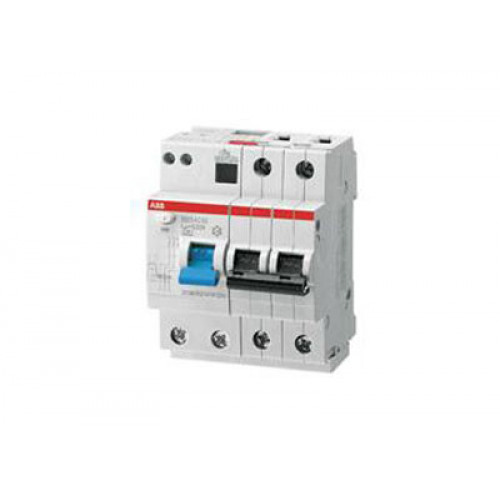 Автоматический выключатель дифференциального тока DS202 2п 20А C 30мА тип AC (4 мод) | 2CSR252001R1204 | ABB