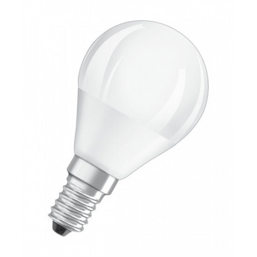 Лампа светодиодная LED BASE CLASSIC P 40 FR 5,5 W/2700K E14 | 4058075090507 | OSRAM