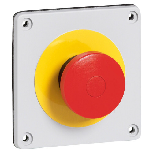 Кнопка аварийного останова тяни-толкай 2НЗ контактный блок для P17 | 057740 | Legrand