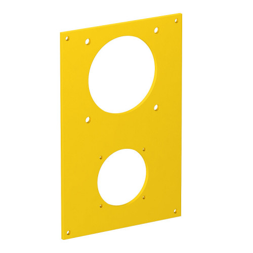 Накладка блока питания VH для монтажа устройств 166x105 мм (желтый) (VHF-P13) | 6109858 | OBO Bettermann