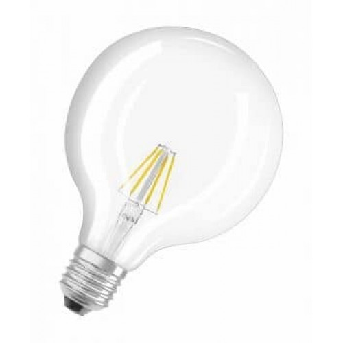 Лампа светодиодная LED Retrofit CLASSIC GLOBE125 40 CL 4 W/2700K E27 | 4052899972384 | OSRAM