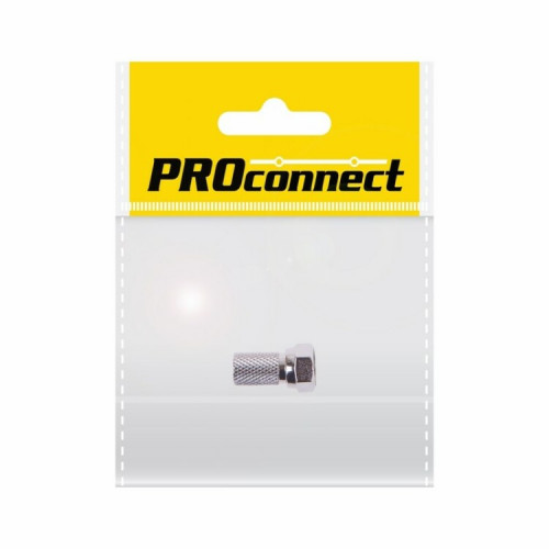 Разъем антенный на кабель, штекер F для кабеля SAT (с резиновым уплотнителем), (1шт.) (пакет) | 05-4005-4-7 | PROconnect
