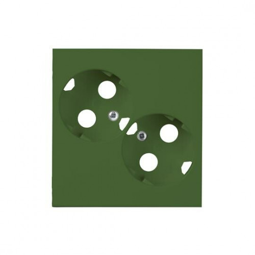 Накладка двойной розетки ProDuct, зеленый | AUD09-05 | 2TKA00001027 | ABB