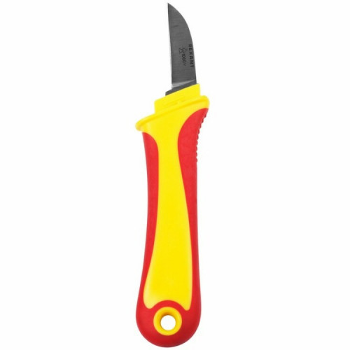 Нож монтажника, нержавеющая сталь, прямое лезвие | 12-4936 | REXANT