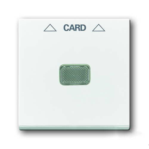 ABB Basic 55 Альп. белый Накладка карточного выключателя(мех. 2025U) | 1710-0-3864 | 2CKA001710A3864 | ABB