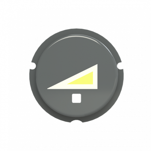 SBD-N2GR Кнопка светорегулятор free@home, Zenit, серый | SBD-N2GR | 2CLA202640N1402 | ABB