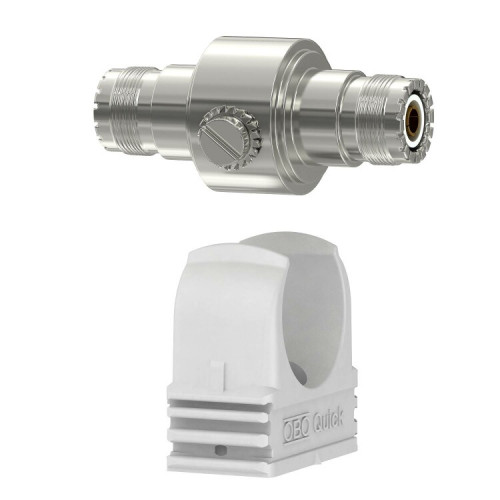 Устройства защиты от импульсных перенапряжений УЗИП для коаксиального кабеля (тип разъема S-UHF), 130 В (S-UHF W/W) | 5093015 | OBO Bettermann