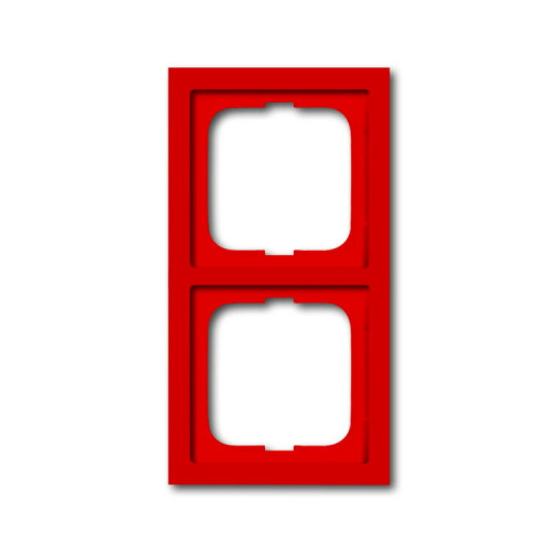Рамка 2-постовая, серия future linear, цвет красный | 1754-0-4372 | ABB