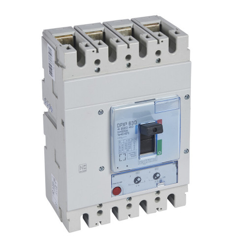 Автоматический выключатель DPX3 630 - термомагнитный расцепитель - 70 кА - 400 В~ - 3П+Н/2 - 500 А | 422040 | Legrand