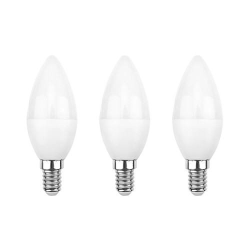 Лампа светодиодная Свеча CN 11.5 Вт E14 1093 Лм 6500 K холодный свет (3 шт./уп.) | 604-205-3 | Rexant